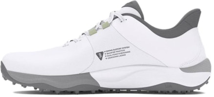 Under Armour Drive Pro Spikeless Golf Wide 'White Metallic Gun Metal' 3026921-100 Under Armour Drive Pro Spikeless Golf Wide 'White Metallic Gun Metal' 3026921-100