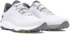 Under Armour Drive Pro Spikeless Golf Wide 'Putih Logam Gun Metal' 3026921-100