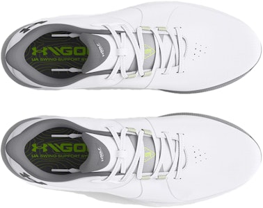 Under Armour Drive Pro Golf Sin Tacos Ancho 'Blanco Metalizado Gun Metal' 3026921-100 Shop Under Armour Drive Pro Golf Sin Tacos Ancho 'Blanco Metalizado Gun Metal' 3026921-100