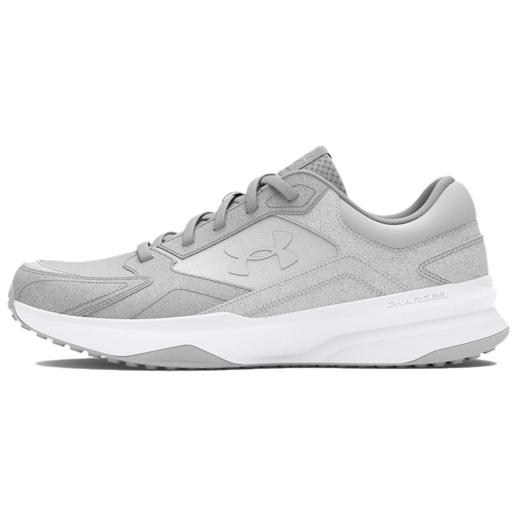 Under Armour Edge Training Shoes Grey/White - Comfy, Slip-Resistant, Durable. 3027731-100
