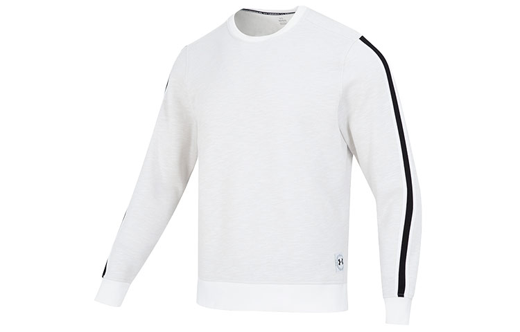 Under Armour Essential Heritage Fleece Crew White Sweatshirt 1373814-112