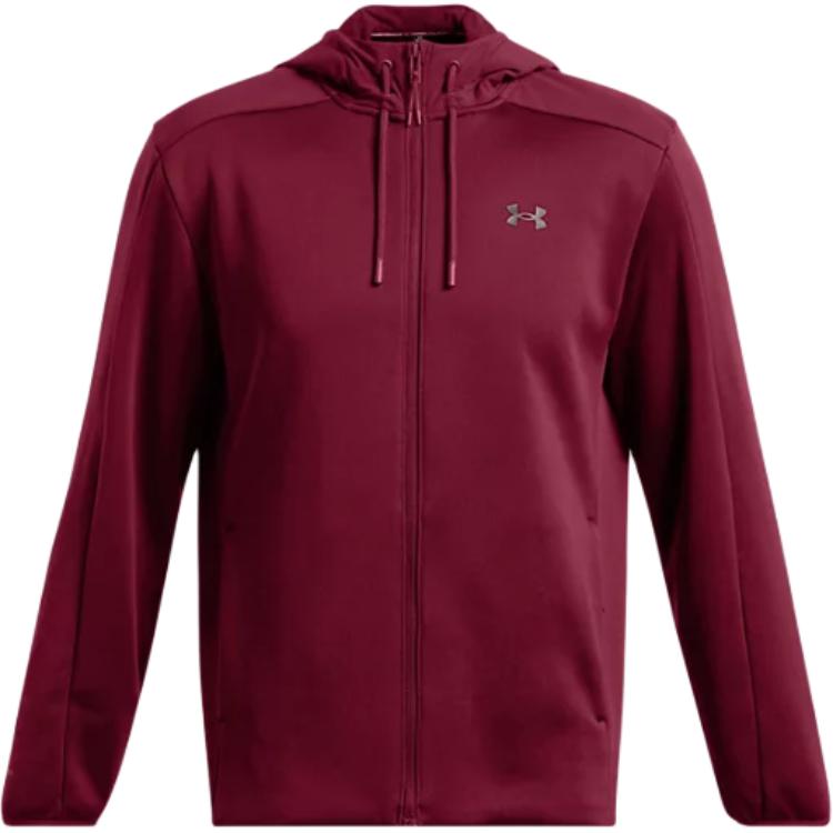 Under Armour Essential Red Hoodie - Soft, Breathable, Lightweight Jacket 1378824-625