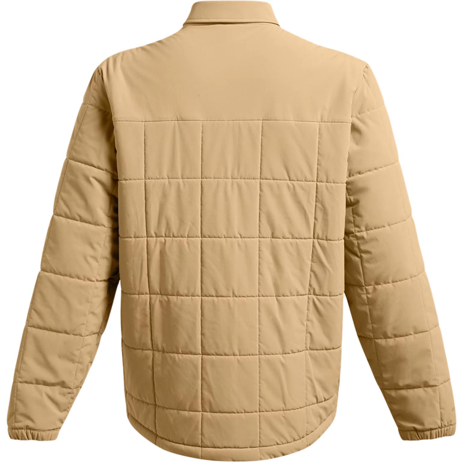 Lookbook Under Armour Expanse Storm Quilted Water-Resistant Outdoor Shirt Jacket Tan Men 1387030-263
