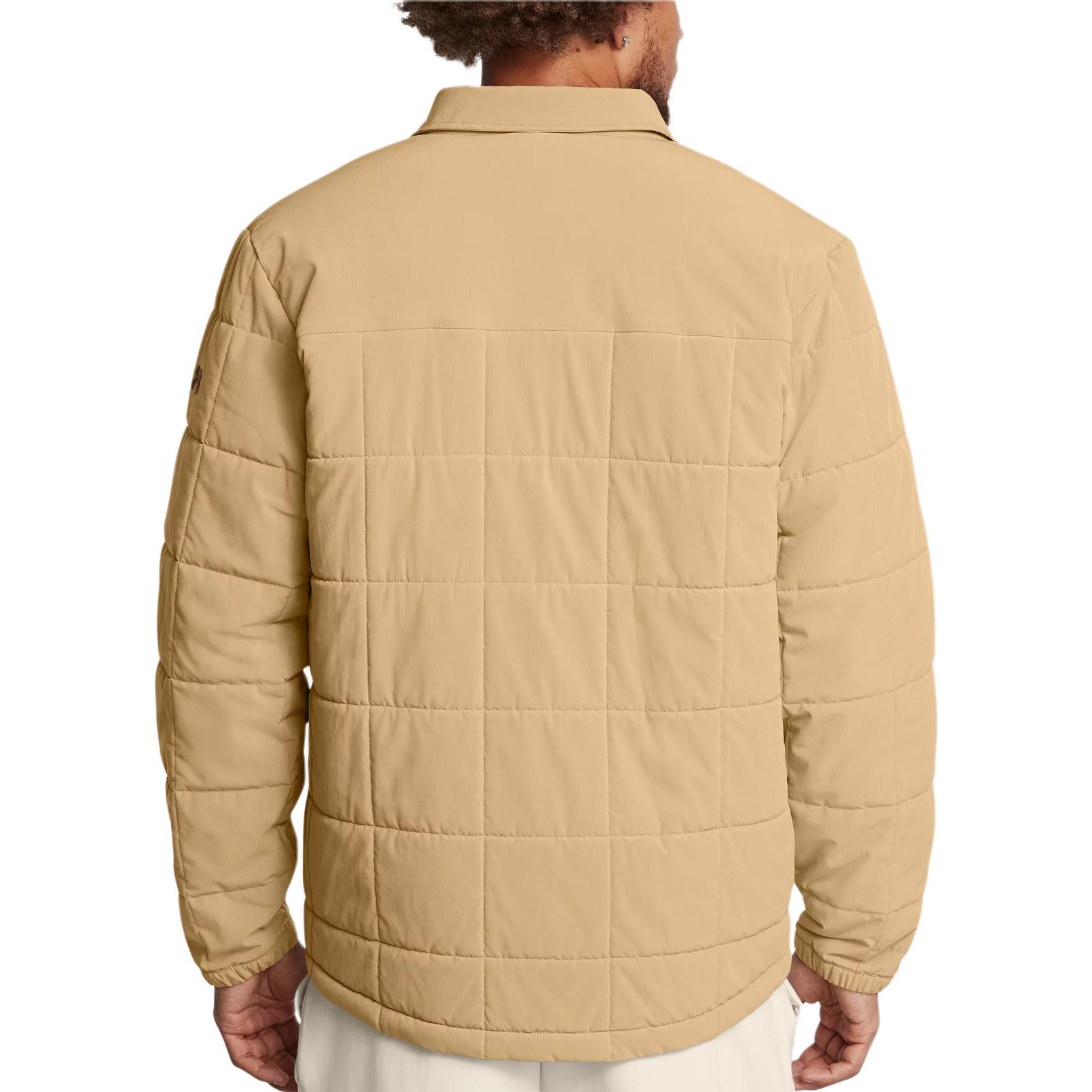 Purchase Under Armour Expanse Storm Quilted Water-Resistant Outdoor Shirt Jacket Tan Men 1387030-263