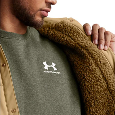 Under Armour Expanse Storm Quilted Water-Resistant Outdoor Shirt Jacket Tan Men 1387030-263 Details for Under Armour Expanse Storm Quilted Water-Resistant Outdoor Shirt Jacket Tan Men 1387030-263