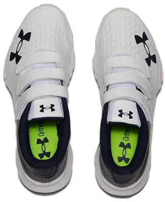 Under Armour 極限訓練寬版棒球鞋 白藍色 Shop Under Armour 極限訓練寬版棒球鞋 白藍色