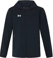 Under Armour Fall/Winter Outdoor Jacket, Waterproof, Reflective Logo, Unisex Blue/Black 21600411-001 Under Armour Fall/Winter Outdoor Jacket, Waterproof, Reflective Logo, Unisex Blue/Black 21600411-001