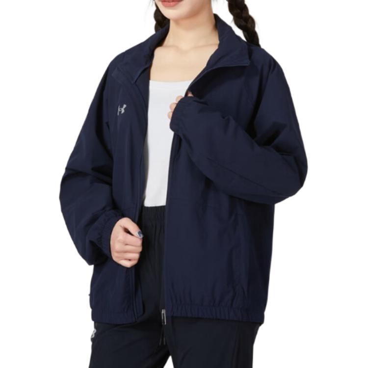 Purchase Under Armour Fall Winter Windproof Reflective Logo Training Jacket Blue Unisex 24500401-409