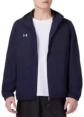 Under Armour Fall Winter Windproof Reflective Logo Training Jacket Blue Unisex 24500401-409 Details for Under Armour Fall Winter Windproof Reflective Logo Training Jacket Blue Unisex 24500401-409
