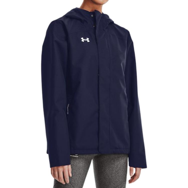 Sizing Under Armour Fall Winter Windproof Reflective Logo Training Jacket Blue Unisex 24500401-409