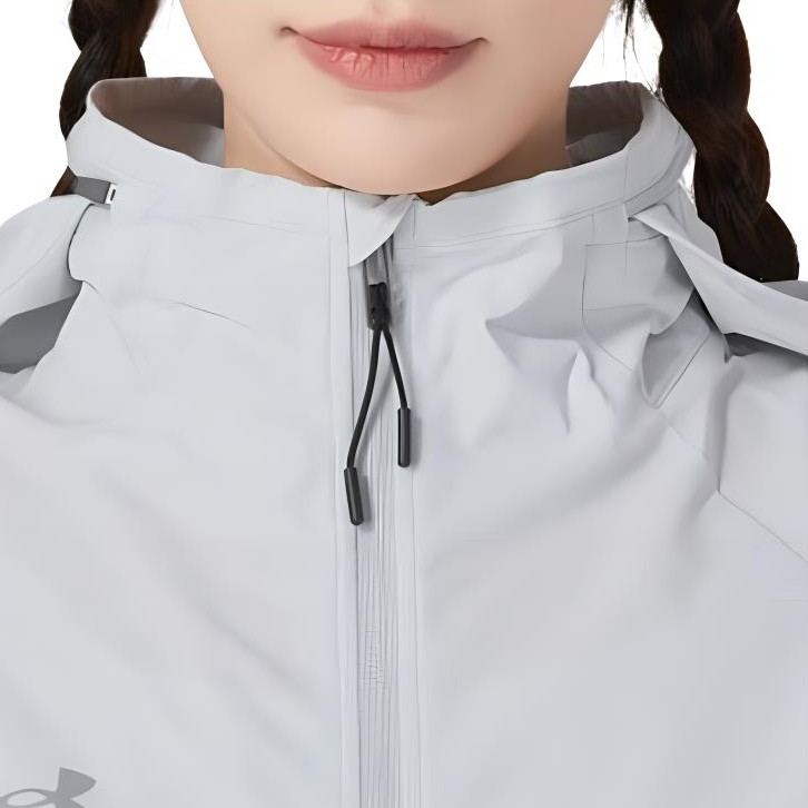Sizing Under Armour Fall/Winter Windproof Training Jacket Gray Unisex Reflective Logo 24500401-009