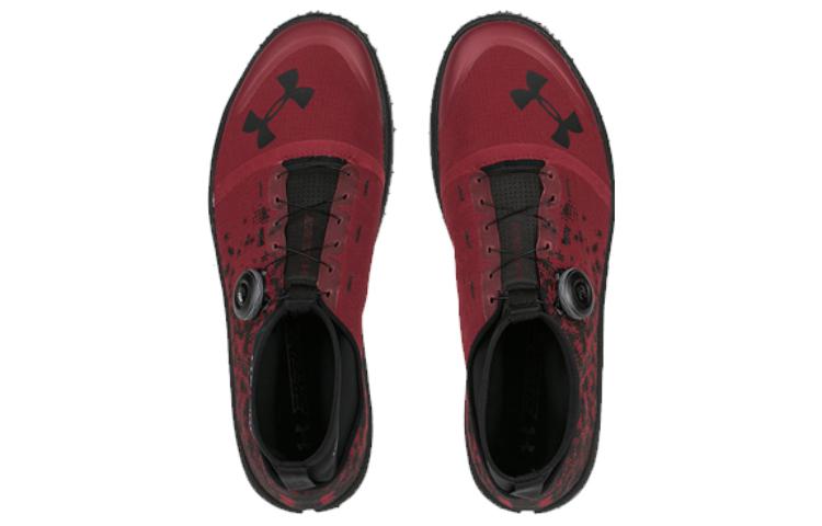 Lookbook Under Armour Fat Tire Ascent Mid ''Rood Zwart'' 1289139-600
