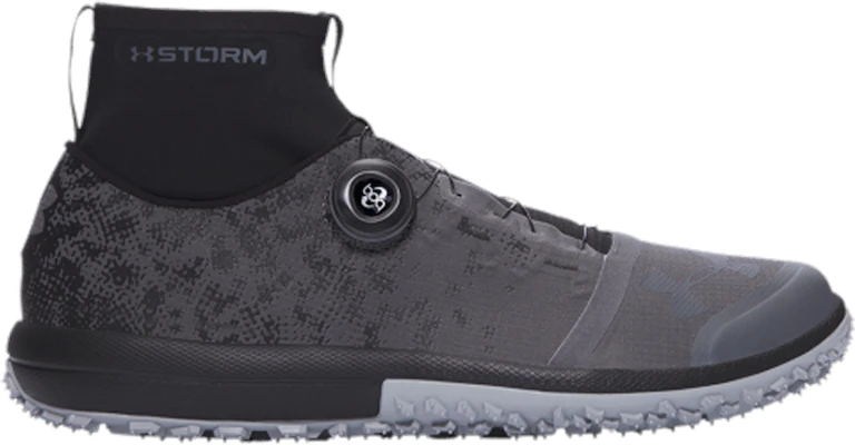 Under Armour Fat Tire Ascent Mid BOA Grey Black 1289139 076