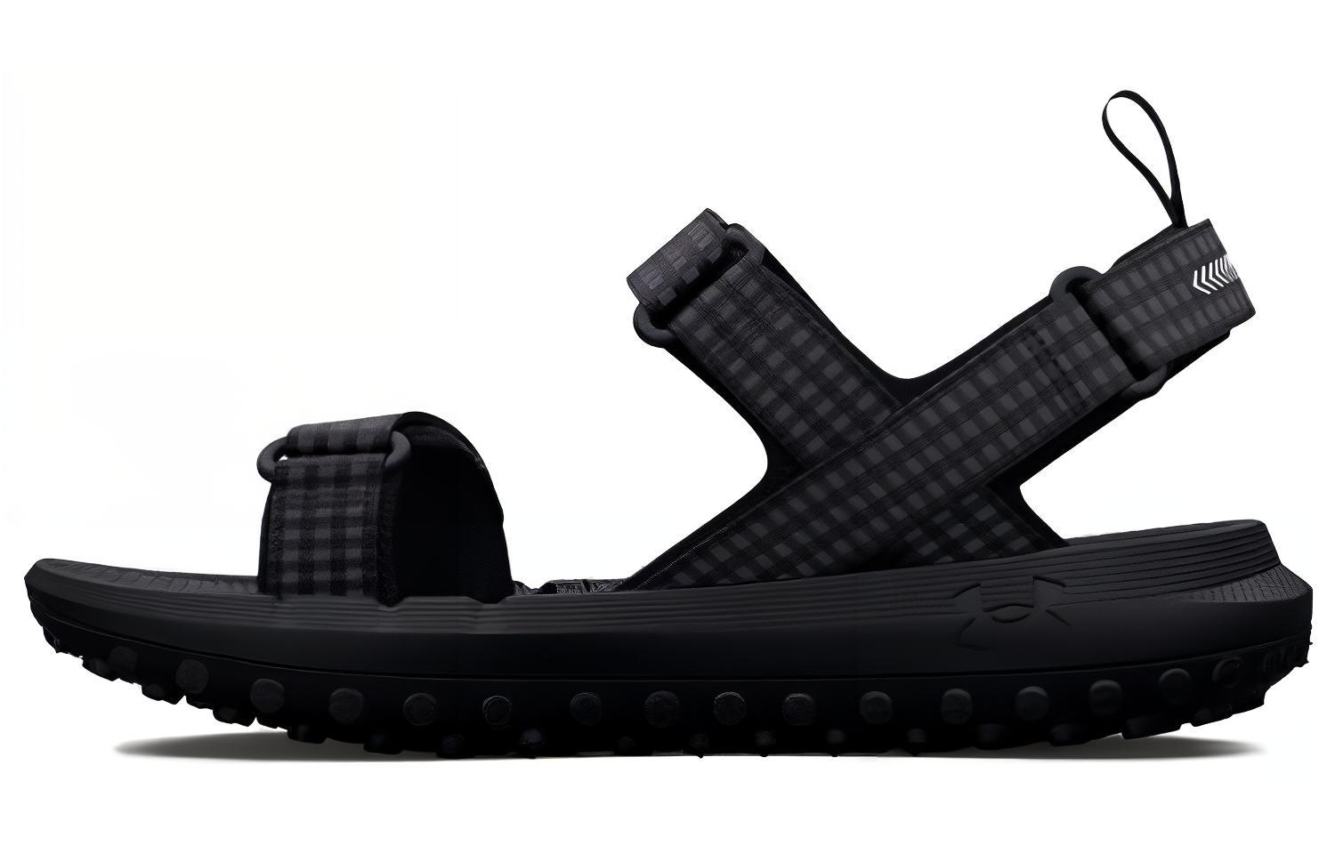 Under Armour Fat Tire Sandal 'Black White' 3026937-001