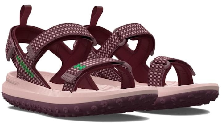 Under Armour Fat Tire Sandal 'Deep Red Misty Purple' 3026937-600 Lookbook Under Armour Fat Tire Sandal 'Deep Red Misty Purple' 3026937-600