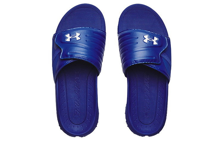 Shop Under Armour Fat Tire Slide '皇家白' 3023749-400