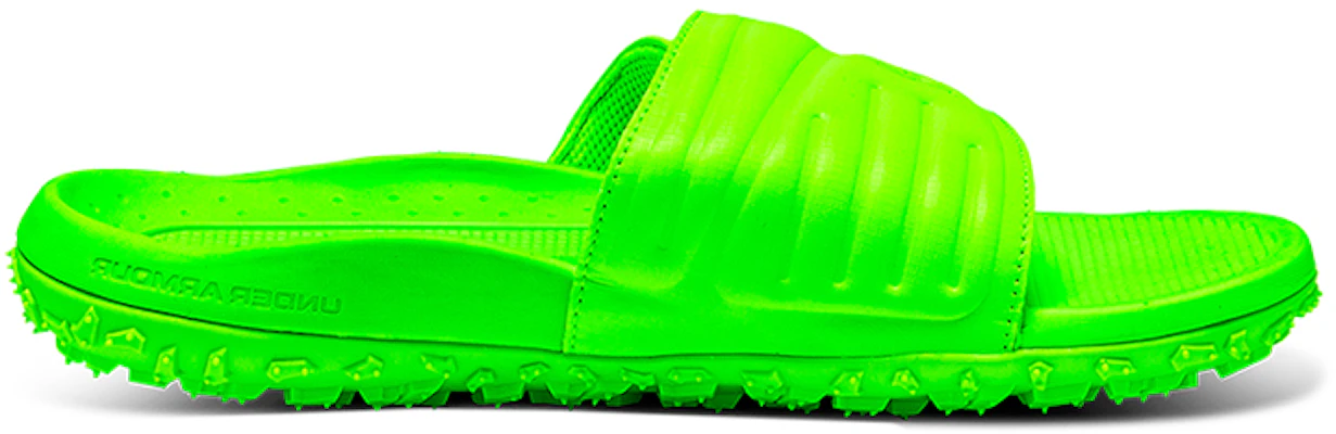 Under Armour Fat Tire Slides ''Hyper Green'' Sandales Hyper Vert 3023749-300 Order Under Armour Fat Tire Slides ''Hyper Green'' Sandales Hyper Vert 3023749-300