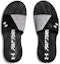 Shop Under Armour Selipar Fat Tire Hitam/Kelabu 3000036-002