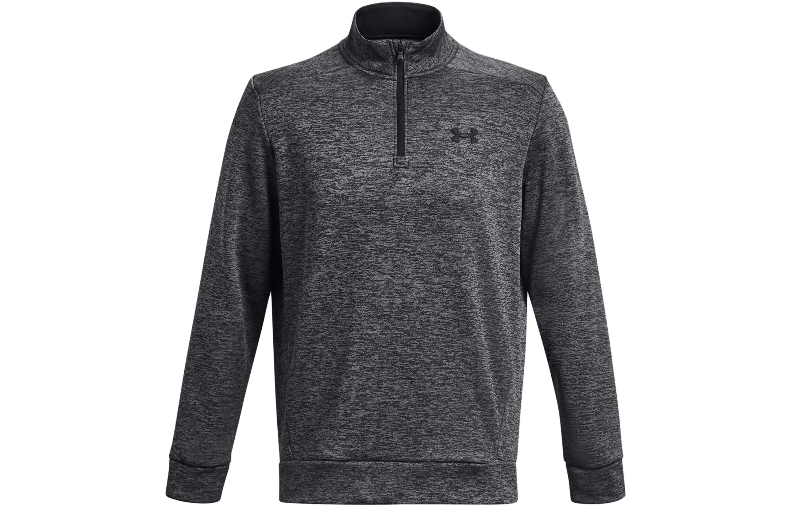 Under Armour Fleece® Twist ¼ Zip Pullover Sweatshirt Black 1373359-001