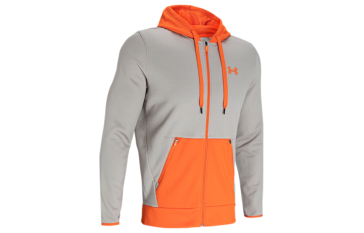 Under Armour Fleece Colorblock Pullover Hoodie Highland Tan 1360718-200