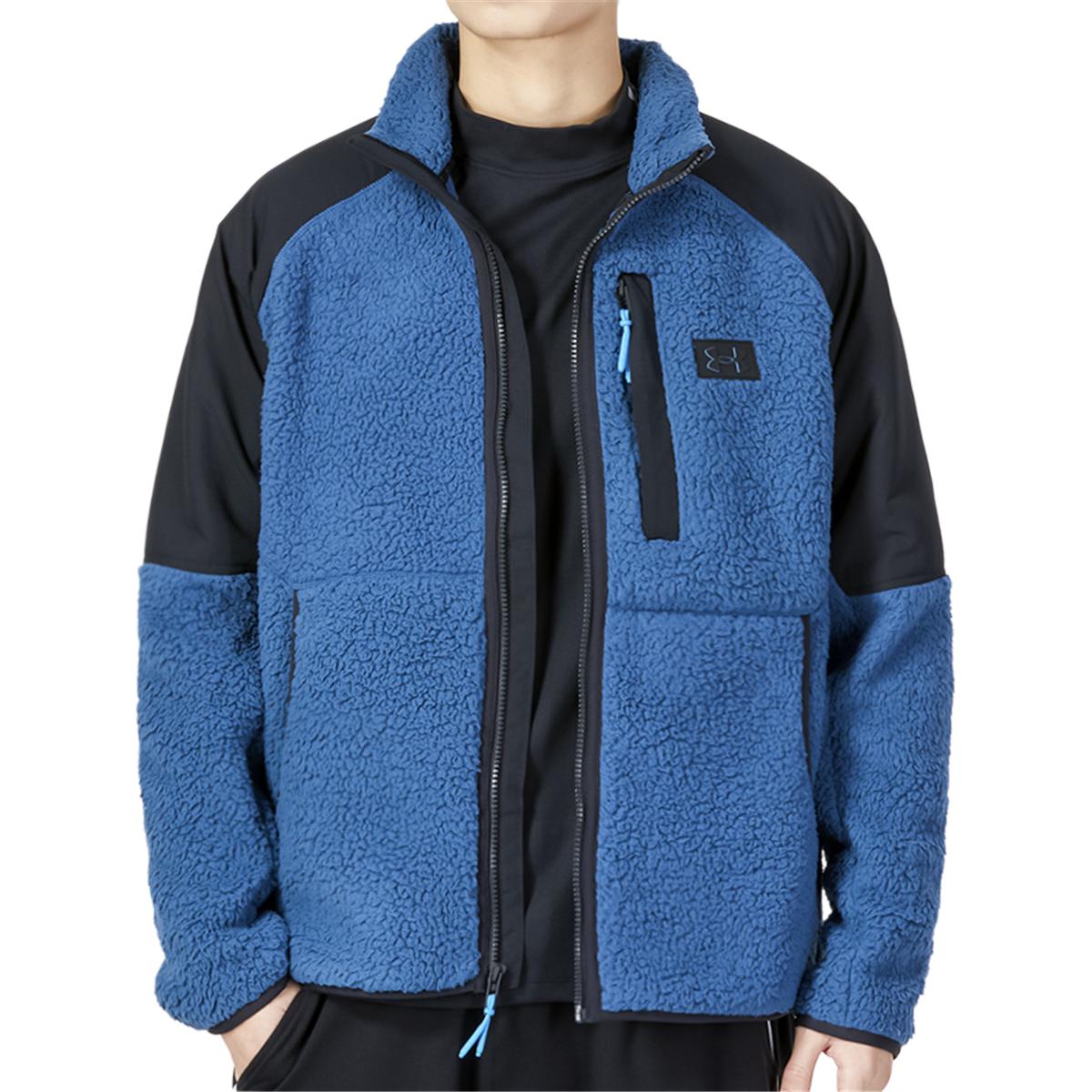 Sizing 언더아머 플리스 재킷 블루/블랙 + 선물용 가방 포함 1373655-437