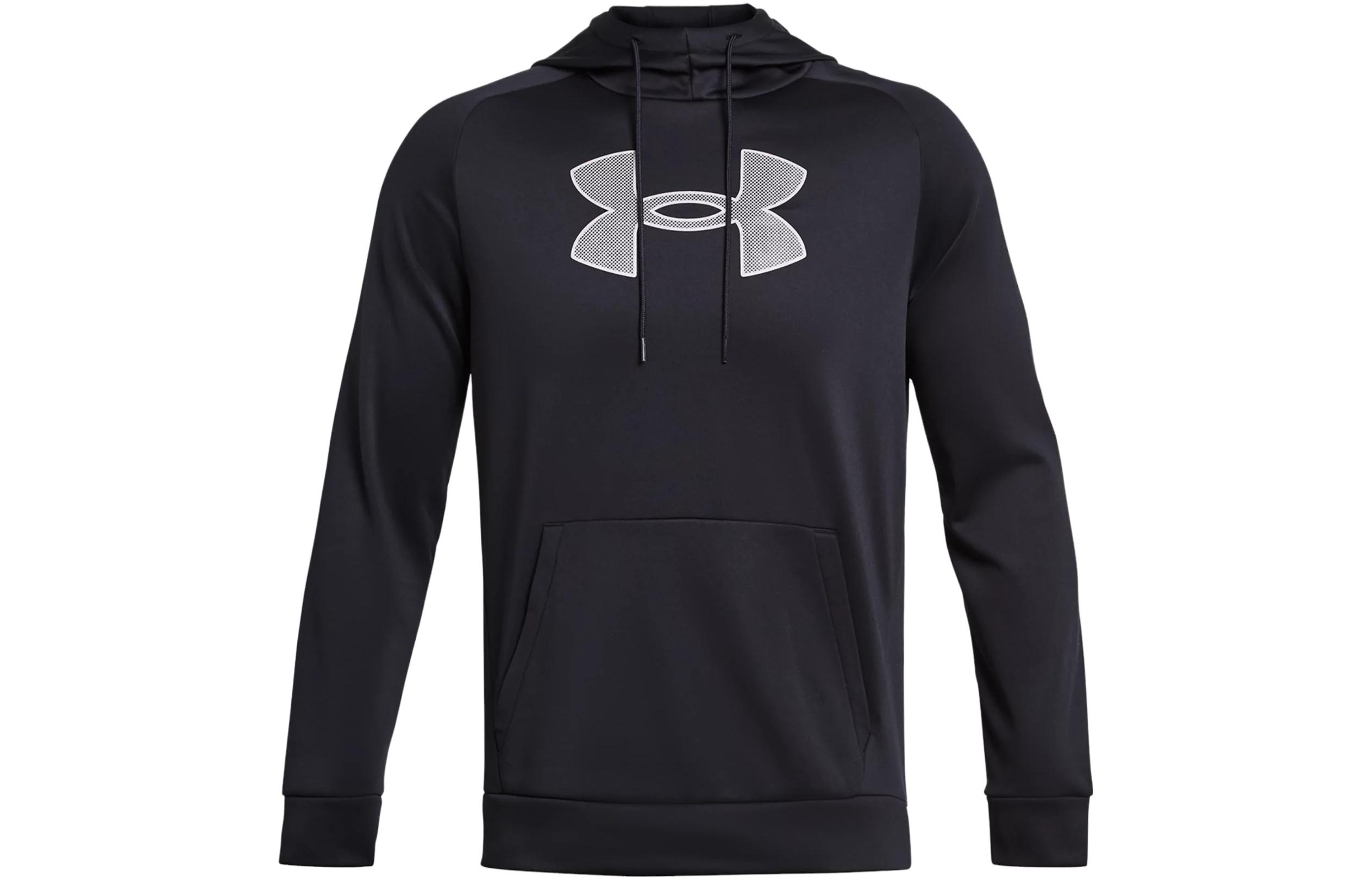 Under Armour Fleece Logo Breathable Warm Hoodie - Black 1379854-001