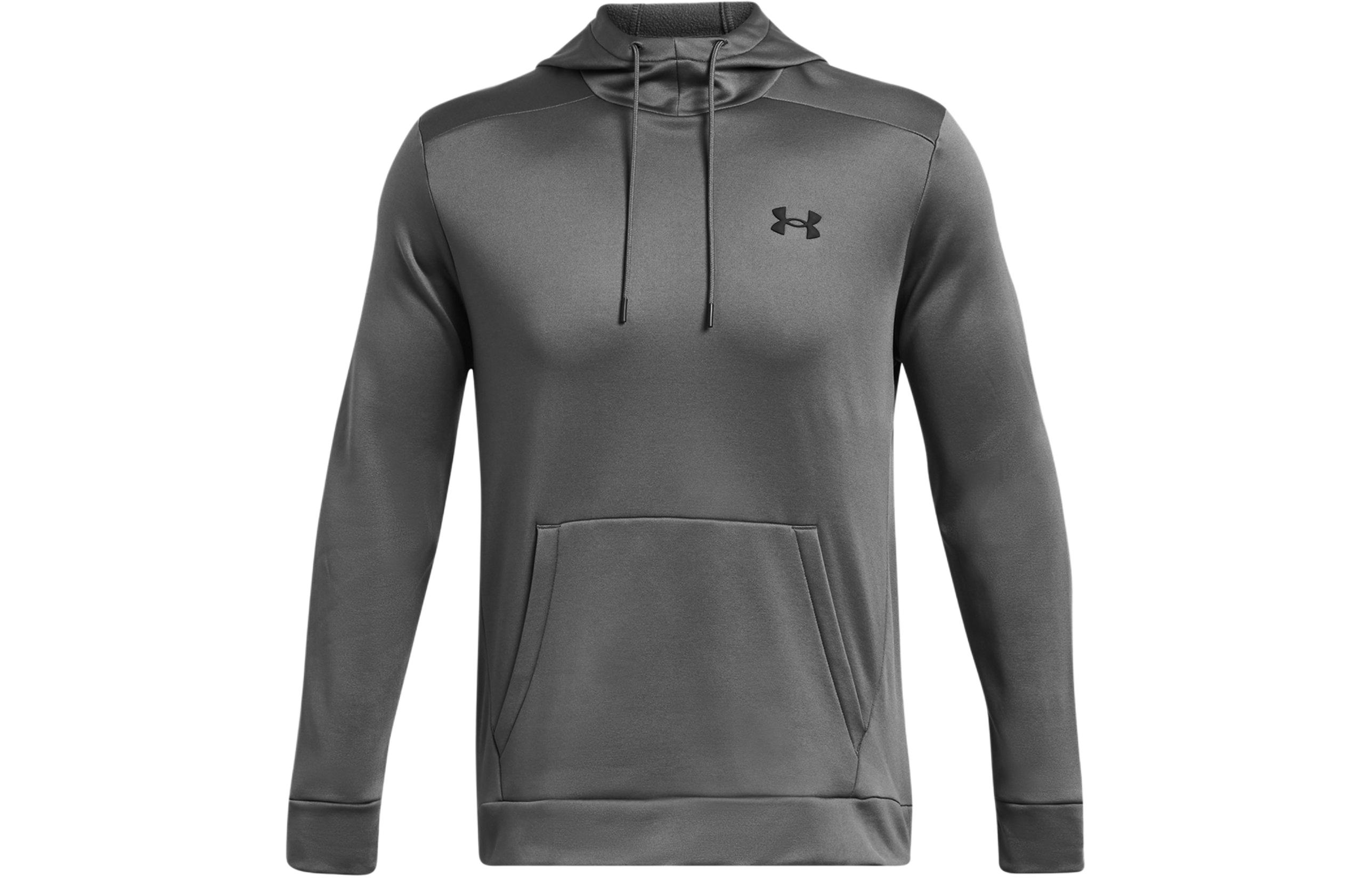 Under Armour Fleece Solid Logo Hoodie Dark Grey 1373353-025