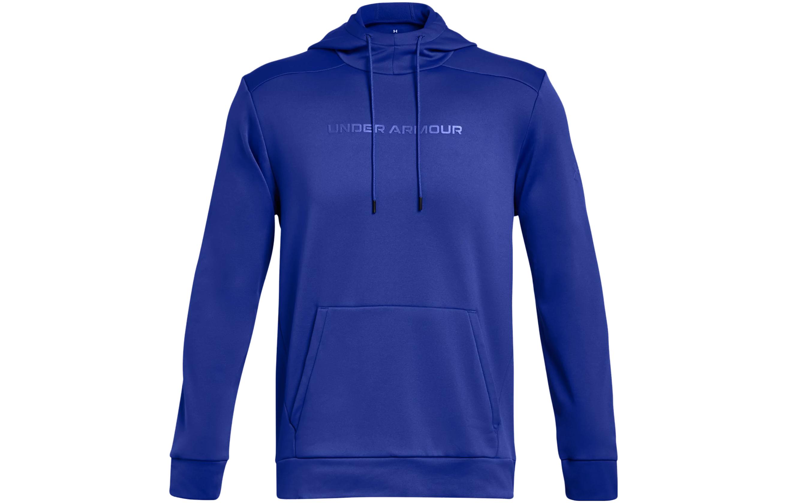 Under Armour Fleece Solid Pullover Hoodie Blue 1379744-400
