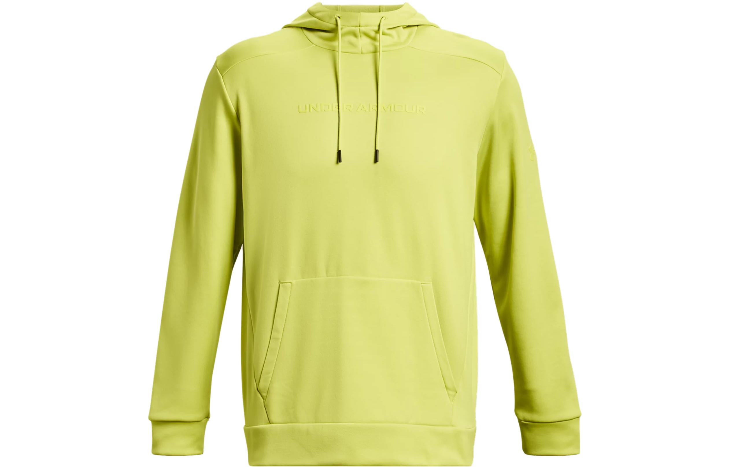 Under Armour Fleece Solid Pullover Hoodie Yellow 1379744-743