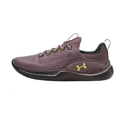UA Flow Dynamic 'Ash Taupe Lime Yellow'