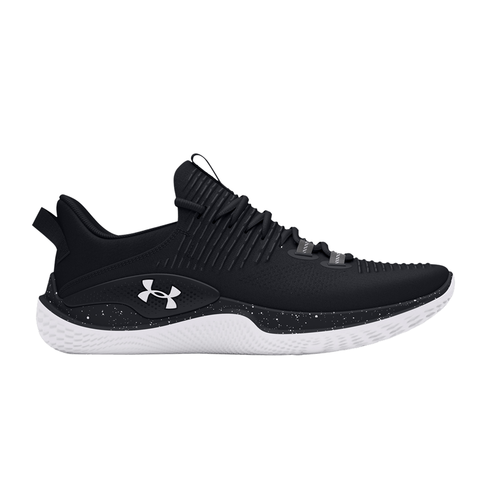 UA Flow Dynamic IntelliKnit 'Black White'