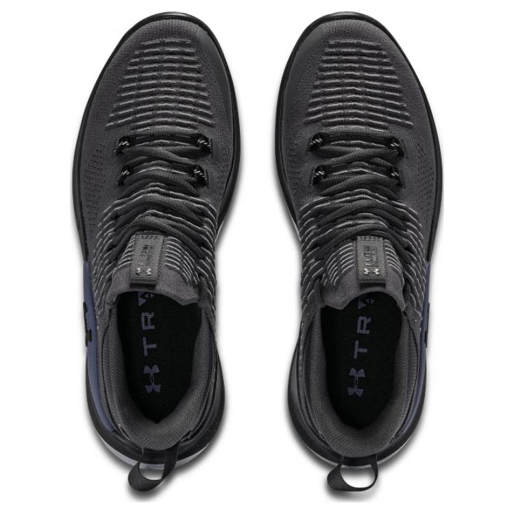 Shop Under Armour Flow Dynamic 緩震耐磨 低筒 訓練鞋 男款 灰色