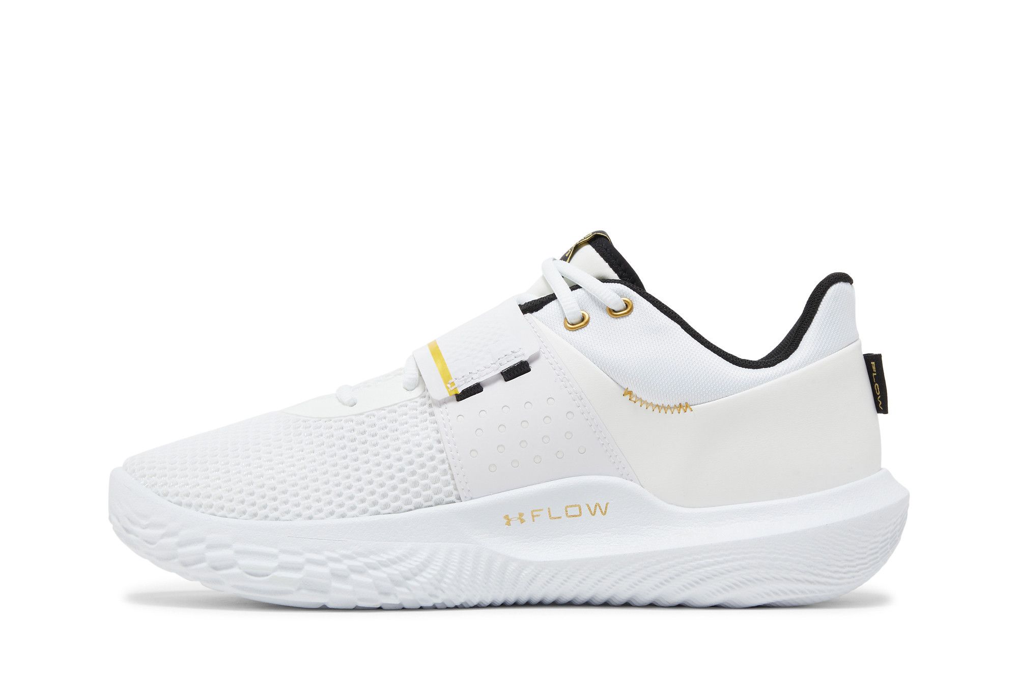 Shop Under Armour Flow FUTR X 'White Metallic Gold' 3024968-101