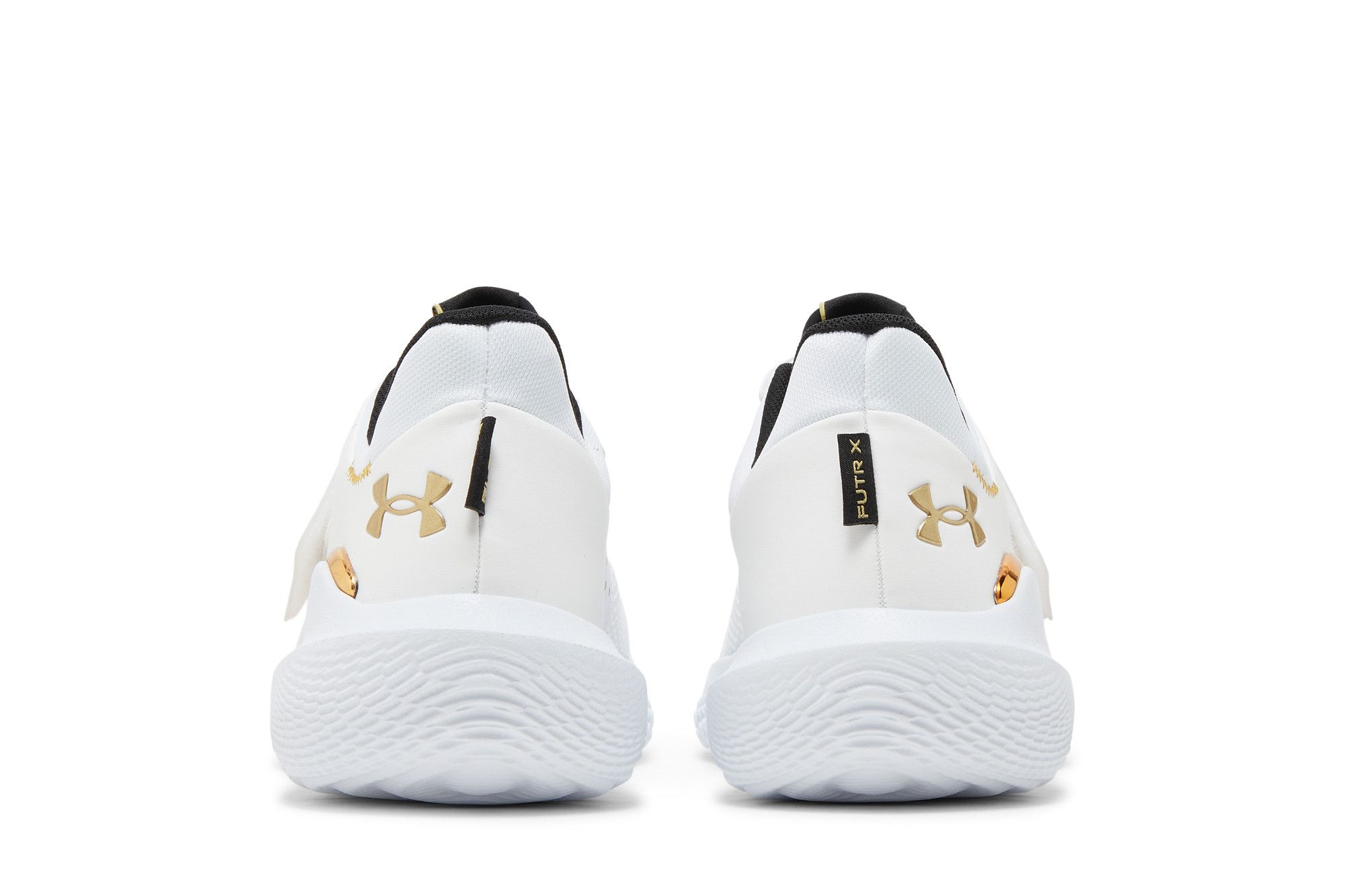 Sizing Under Armour Flow FUTR X 'White Metallic Gold' 3024968-101