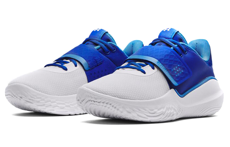 Lookbook Under Armour 流線未來 X 團隊 低筒 實戰籃球鞋 統一版 白藍