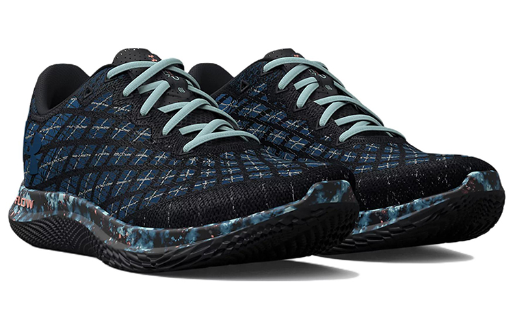 Lookbook Under Armour Flow Velociti Wind 2 ''Schwarz Petrolblau'' 3025438-001