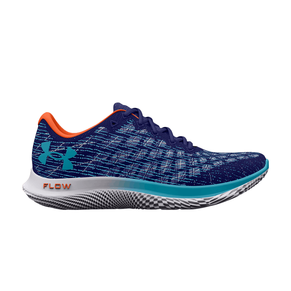 UA Flow Velociti Wind 2 'Sonar Blue Orange Blast'