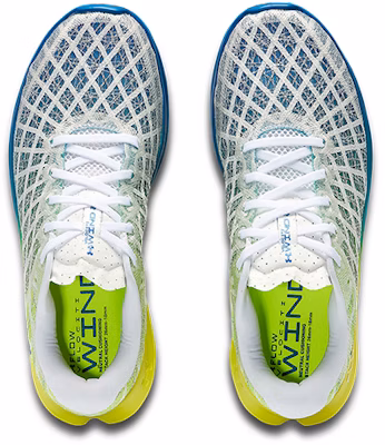 Under Armour Flow Velociti Wind 2 低筒 跑步鞋 男款 白綠 Shop Under Armour Flow Velociti Wind 2 低筒 跑步鞋 男款 白綠
