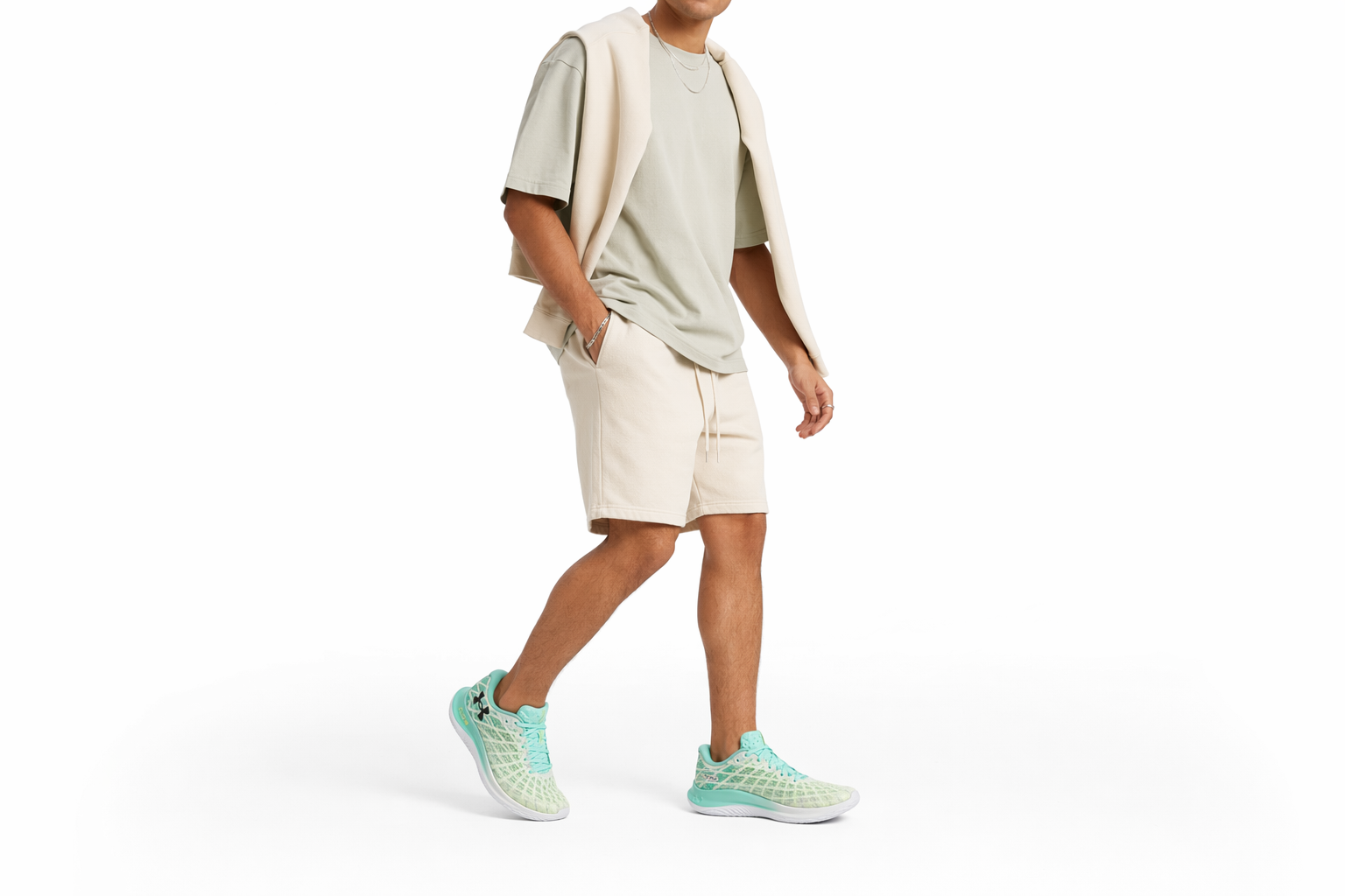 Order Under Armour Flow Velociti Wind 2 CN ''Wit Groen Breeze'' 3025652-104