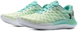 Lookbook Under Armour Flow Velociti Wind 2 CN 'Putih Hijau Breeze' 3025652-104