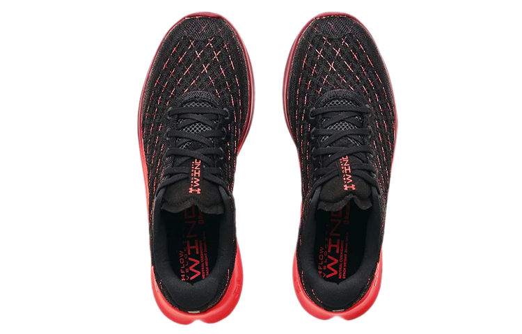 Shop 安德玛 Flow Velociti Wind '黑红'跑鞋 3024644-001