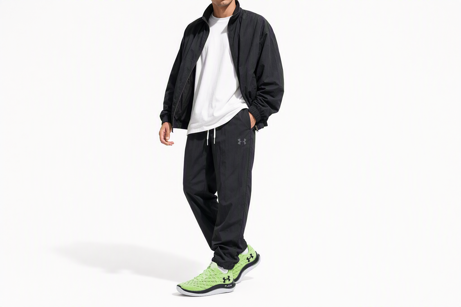Order Under Armour Flow Velociti Wind 'Summer Lime' Limau Musim Panas 3023545-301