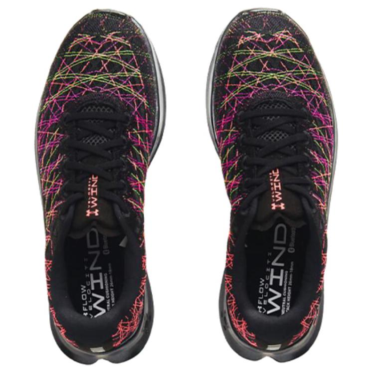 Shop 安德玛Flow Velociti Wind Prizm '黑毒红'运动鞋 3024896-001