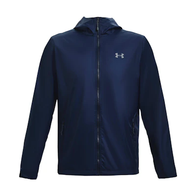 Under Armour Forefront Rain Training Jacket Navy Blue 1321439-410