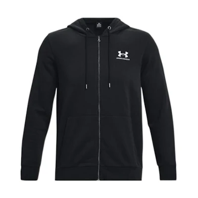 Under Armour Full-Zip Hoodie Jacket Black with Logo Print 1373881-001