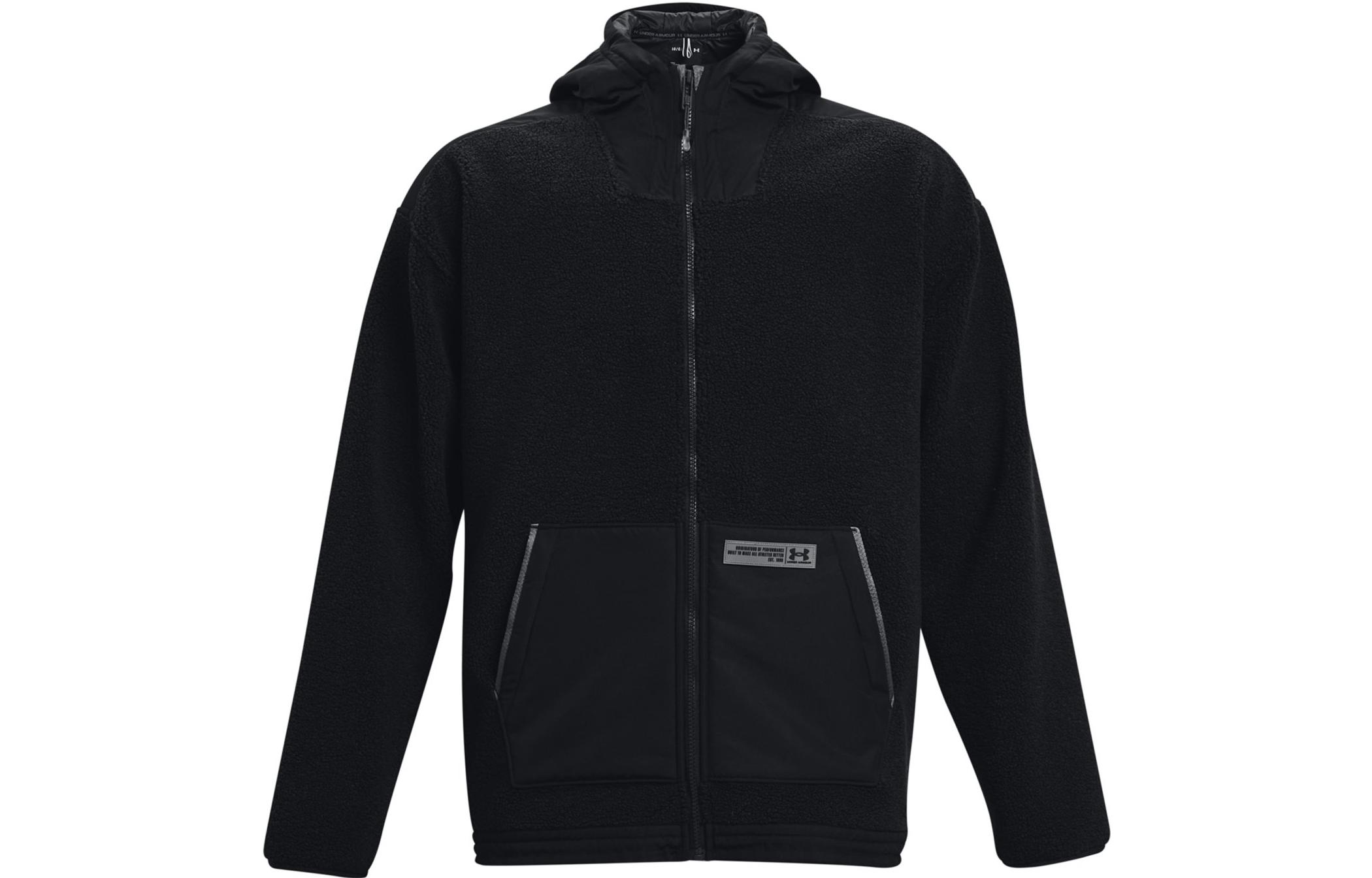 Under Armour FW22 Black Zip-Up Hoodie Jacket 1372656-001