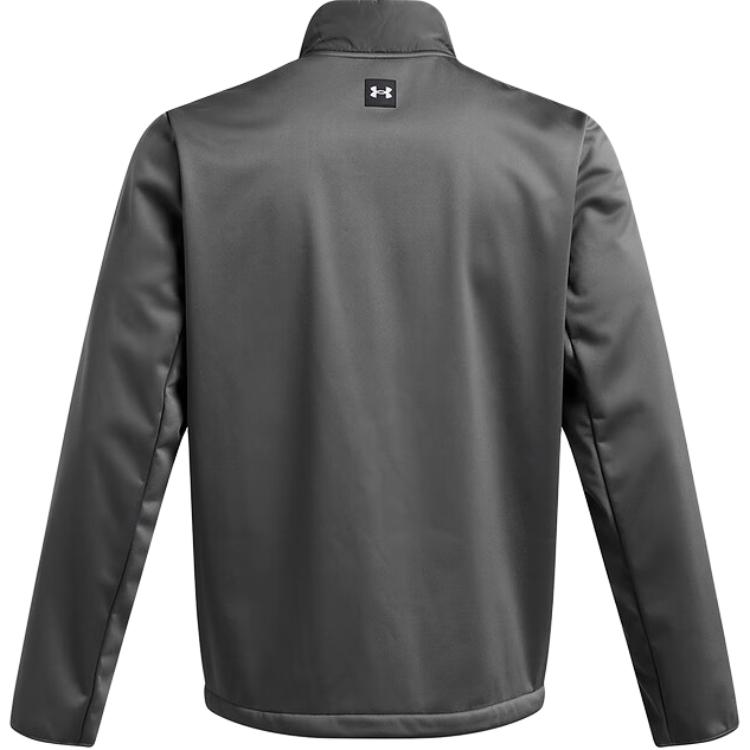 Lookbook Under Armour FW24 灰色舒適運動休閒拉鍊外套 1385829-025