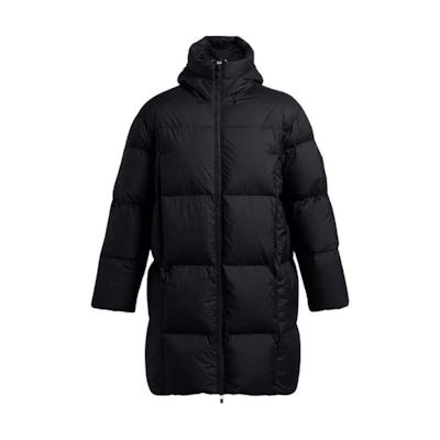Under Armour FW25 Black Versatile Warm 700-Fill Down Training Parka. 1384644-001