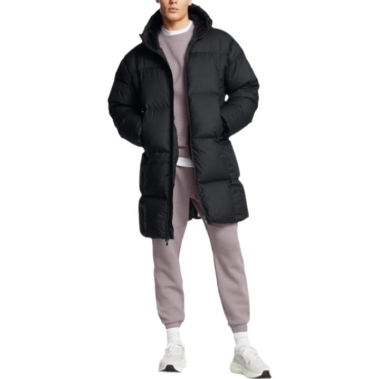 Shop アンダーアーマー FW25 ブラック 700フィルダウントレーニングパーカ ウォーム. 1384644-001