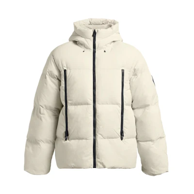 Under Armour FW25 UA Limitless Waterproof Puffer Jacket Peak White. 1384641-110